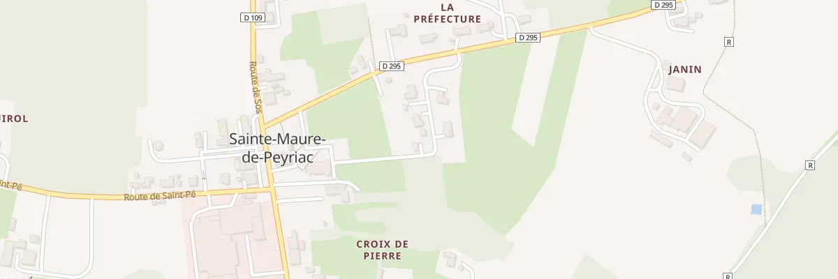 Plan du 5000 À la Croix de Pierre à Sainte-Maure-de-Peyriac