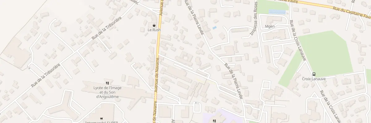 Plan du 390B Av de Navarre à Angoulême