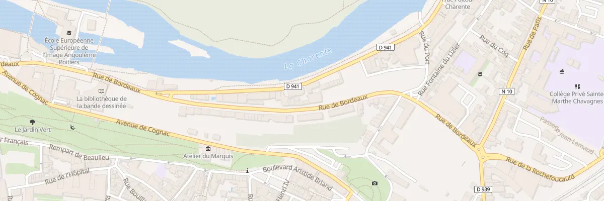 Plan du 60 Rue de Bordeaux à Angoulême