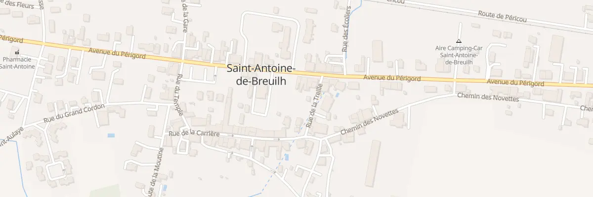 Plan du 40 Av du Périgord à Saint-Antoine-de-Breuilh