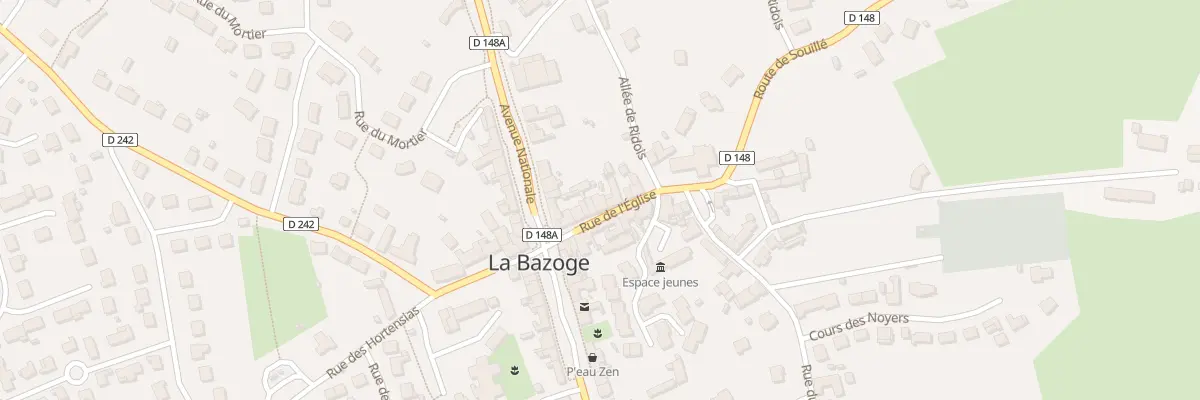 Plan du 9 Rue de l’Eglise à La Bazoge