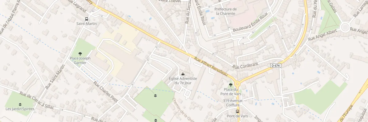 Plan du 5 Av Jules Ferry à Angoulême