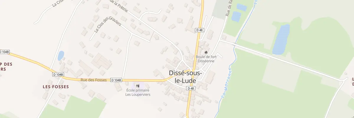 Plan du 5 Rue de la Pretrie au Lude