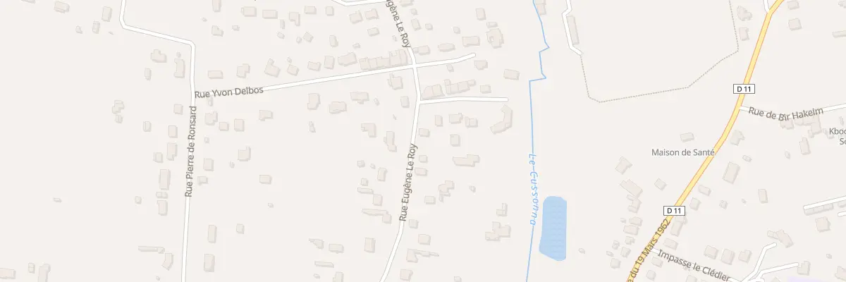 Plan du 277 Rue Eugène Le Roy à Montpon-Ménestérol