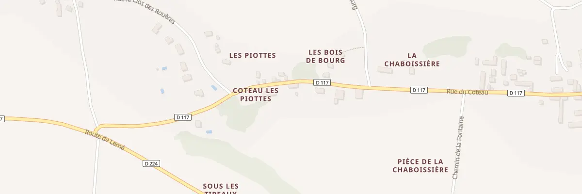 Plan du 24 Coteau des Piottes à Seuilly
