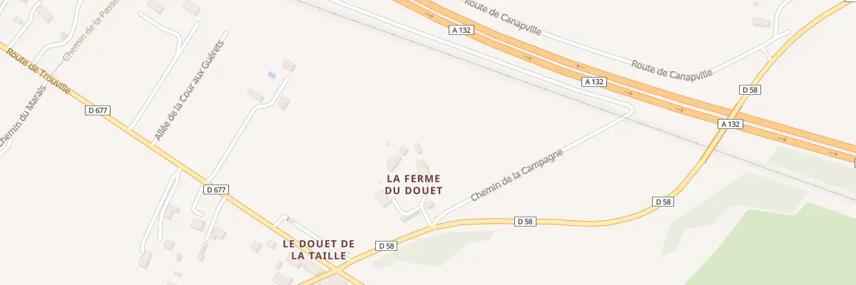 Plan du 115 Rte de Tourville-en-Auge à Saint-Martin-aux-Chartrains