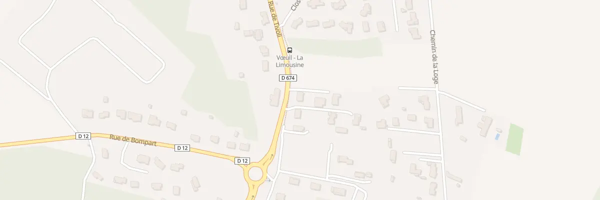 Plan du 5 Rue de Tivoli à Vœuil-et-Giget