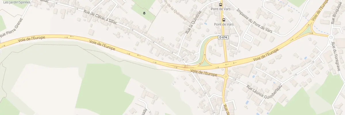 Plan du 115 Rue de Clérac à Sillac à Angoulême