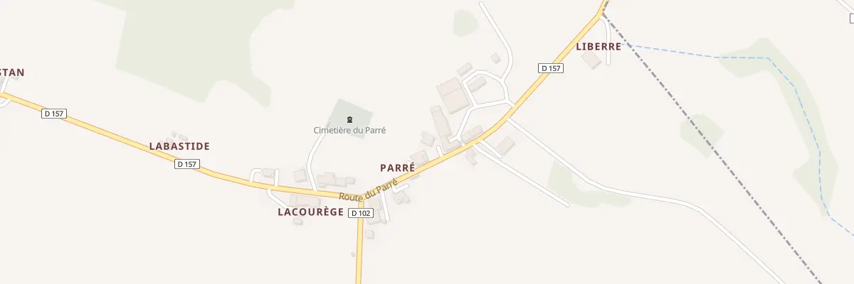 Plan du 5080 Parre à Margouët-Meymes