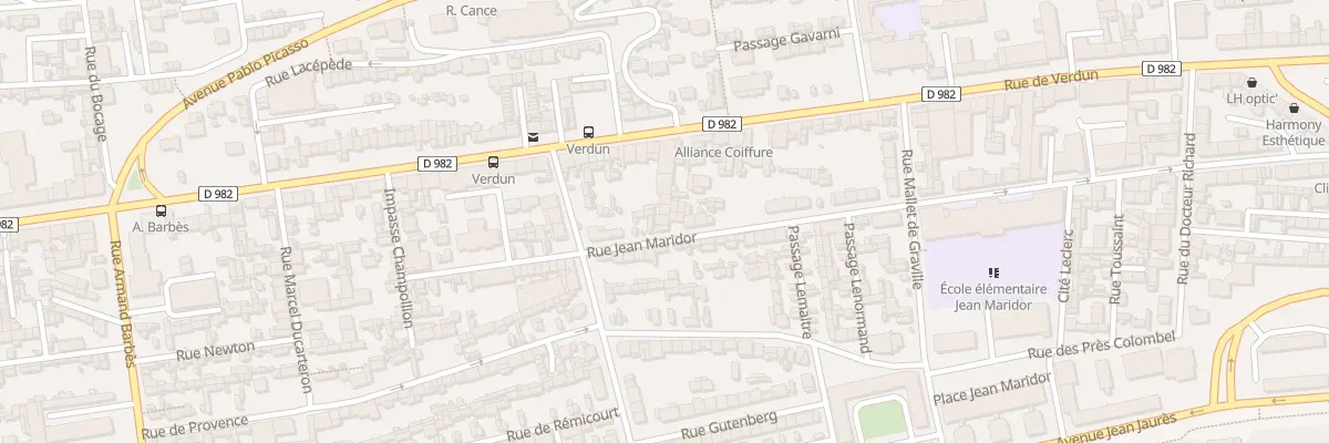 Plan du 9B Rue Jean Maridor au Havre