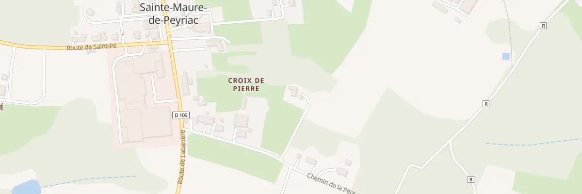 Plan du 25 À la Croix de Pierre à Sainte-Maure-de-Peyriac