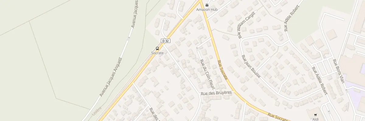Plan du 232 Rue Pierre Loti au Havre