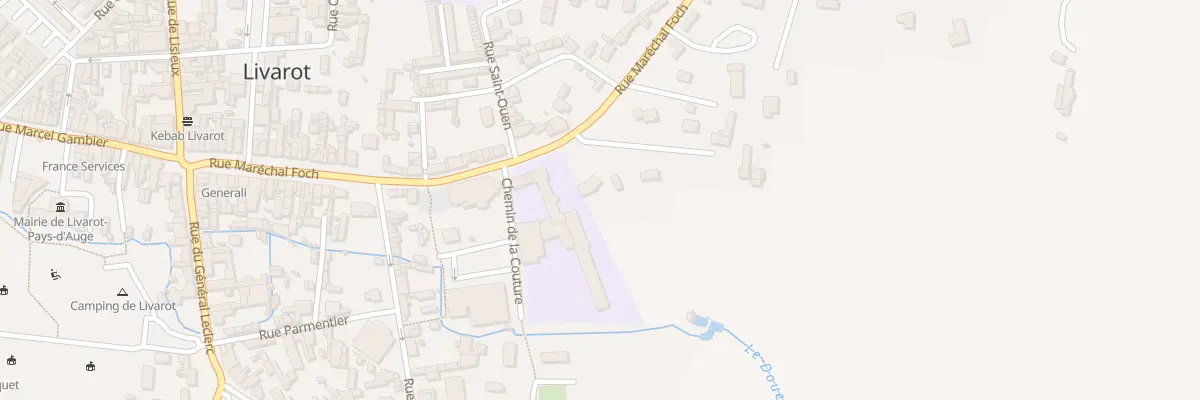 Plan du 61 Rue Mal Foch à Livarot-Pays-d’Auge