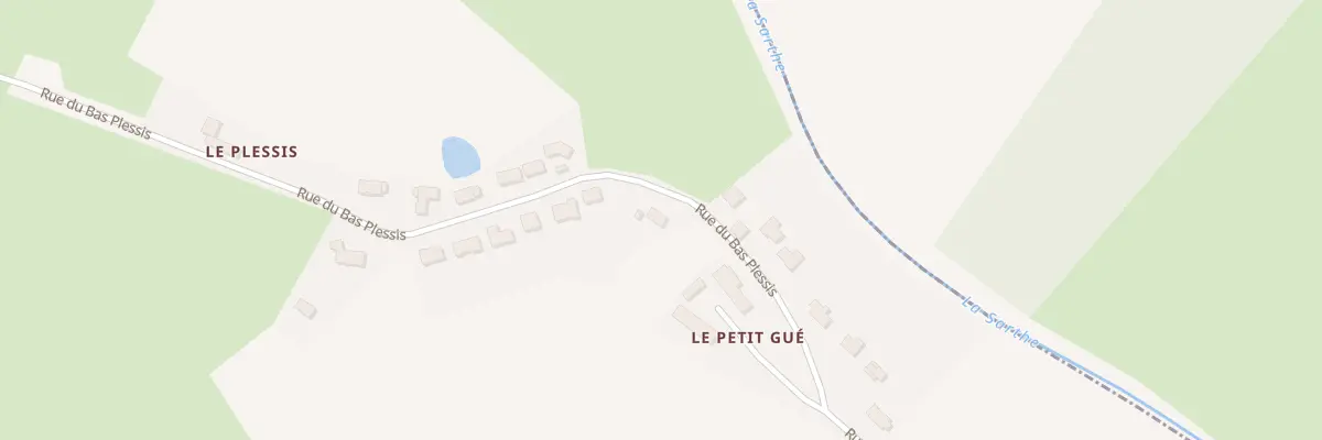 Plan du 57 Rue du Bas Plessis à Chenay