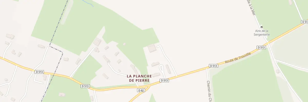 Plan du 5046 La Planche de Pierre à Pennedepie