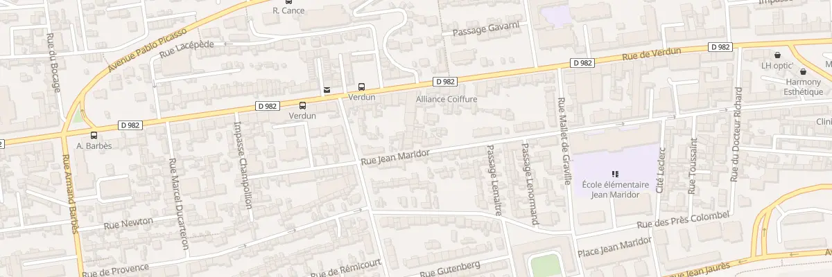 Plan du 13 Rue Jean Maridor au Havre