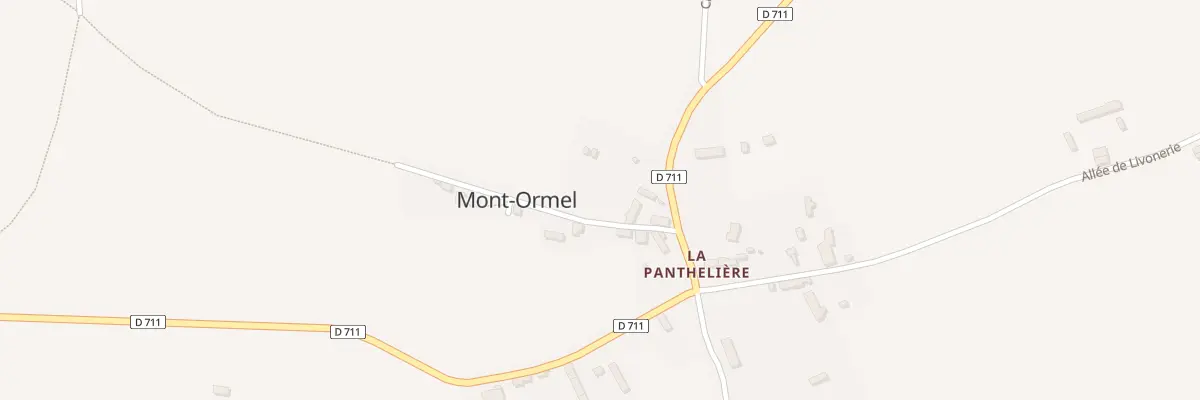Plan du 25 La Pantheliere à Mont-Ormel