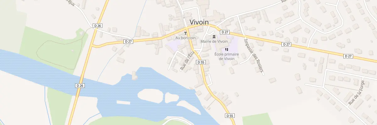Plan du 3 Rue de l’Ecu à Vivoin