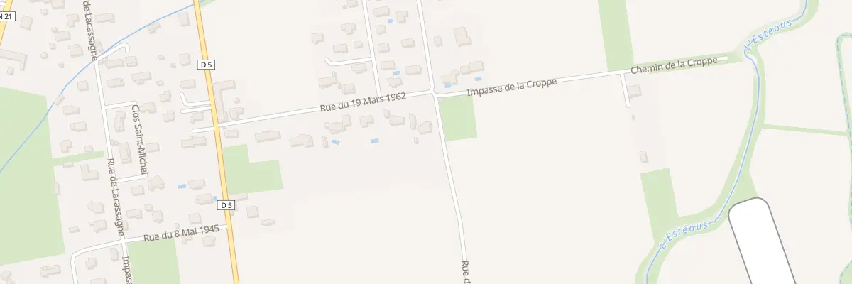 Plan du 18 Rue de Las Palanques à Rabastens-de-Bigorre