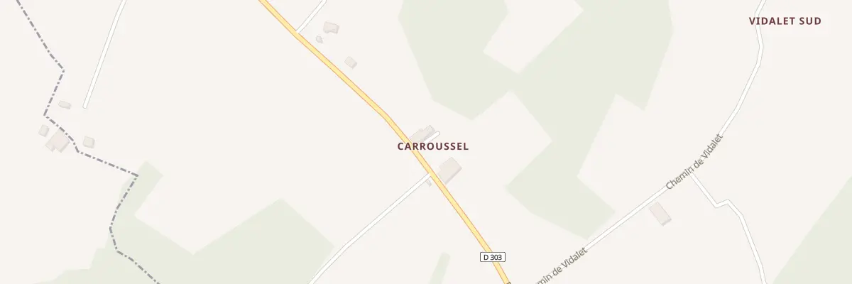 Plan du 423 Rte du Carroussel à Saint-Géraud