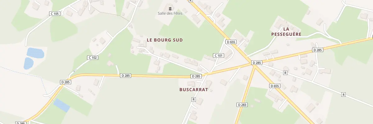 Plan du 56 Le Bourg Sud à Fargues-sur-Ourbise