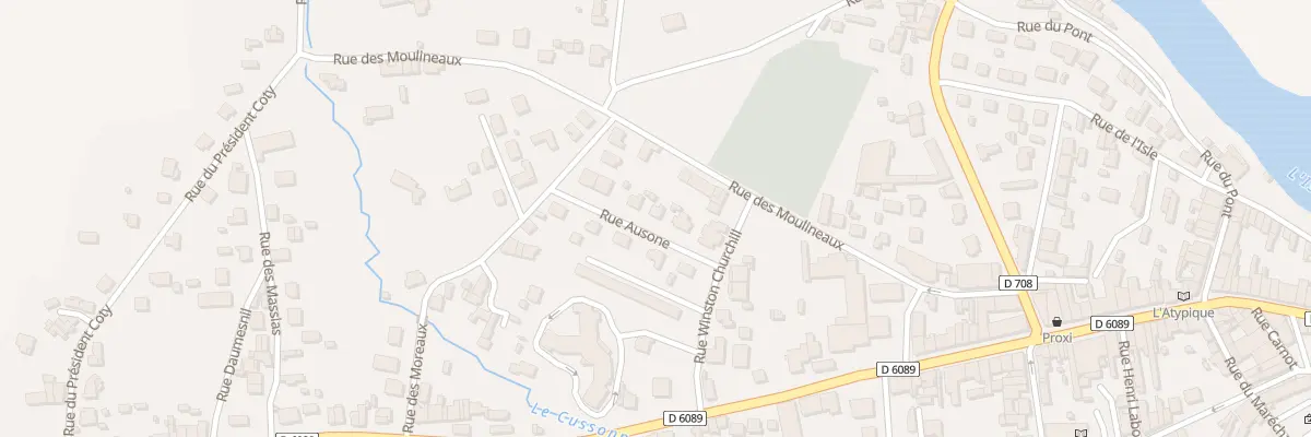 Plan du 6 Rue Ausone à Montpon-Ménestérol