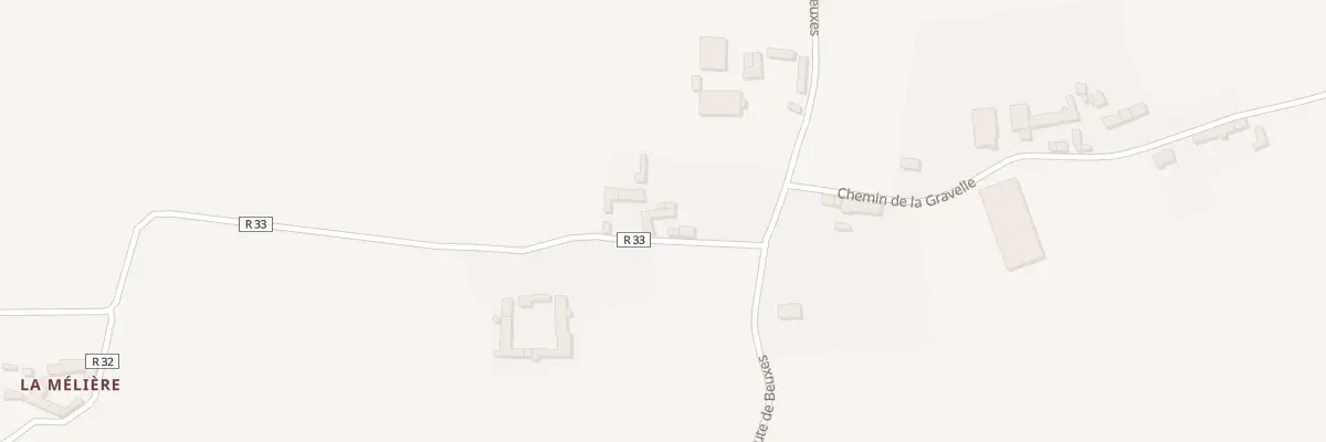 Plan du 1 Rte de la Mesliere à Seuilly