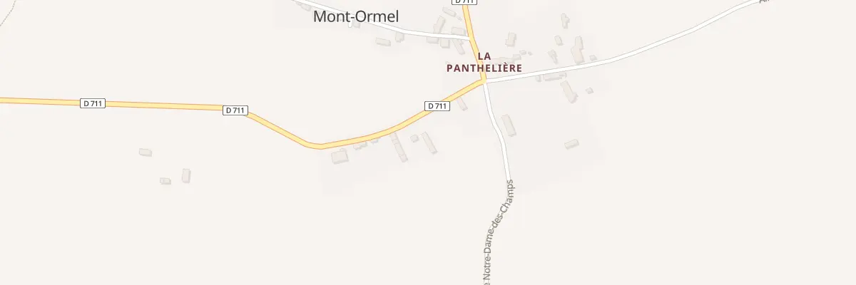 Plan du 3 Rte de la Houssaye à Mont-Ormel