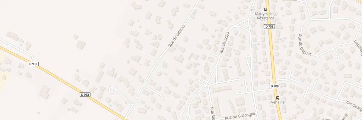 Plan du 18 Rue de Labrou à Marmande