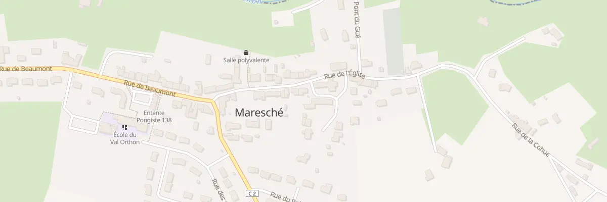 Plan du 11 Rue de L Eglise à Maresché