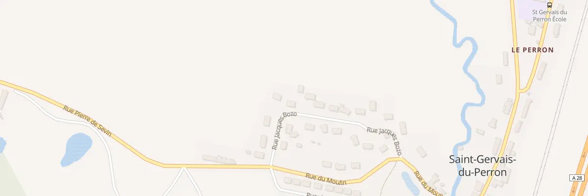 Plan du 16 Rue Jacques Bozo à Saint-Gervais-du-Perron