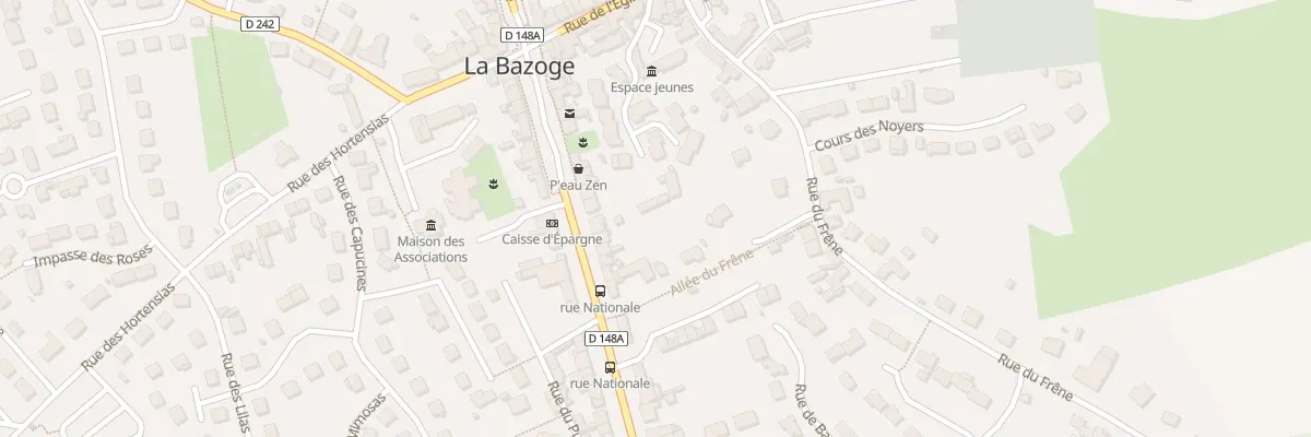 Plan du 40 Av Nationale à La Bazoge