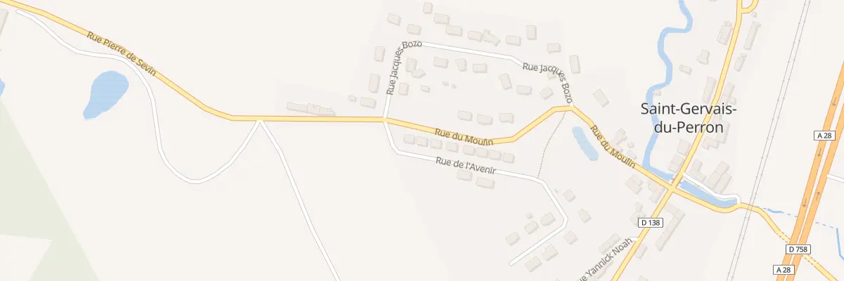 Plan du 3 Rue de l’Avenir à Saint-Gervais-du-Perron