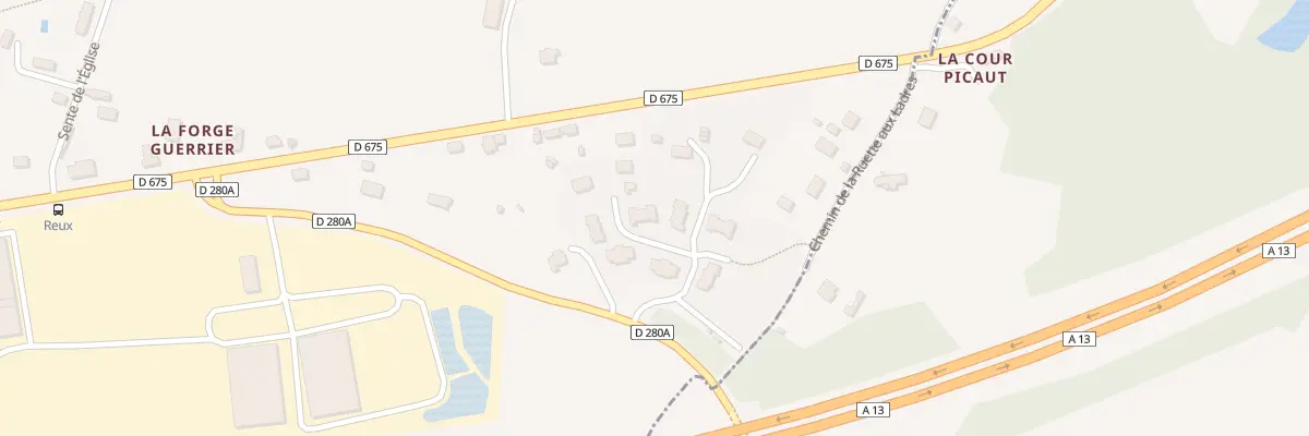 Plan du 5410 Res du lieu Guerrier à Reux