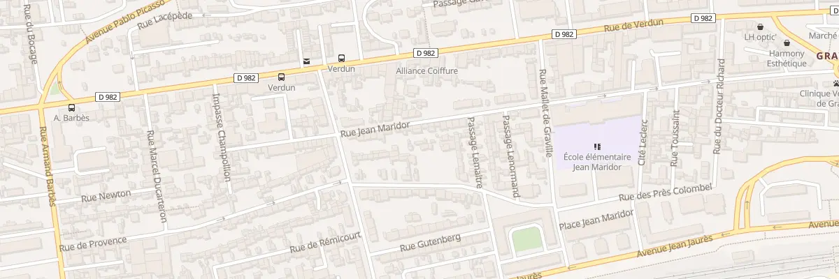 Plan du 20 Rue Jean Maridor au Havre