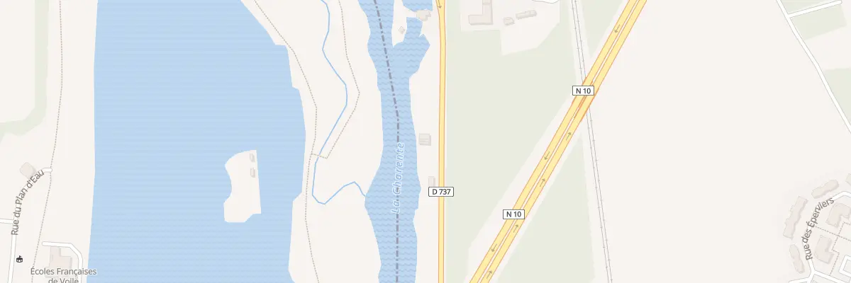 Plan du 325 Rte de Vars à Gond-Pontouvre