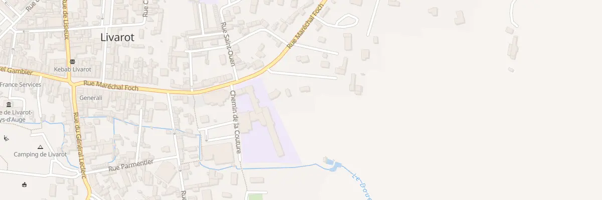 Plan du 63 Rue Mal Foch à Livarot-Pays-d’Auge