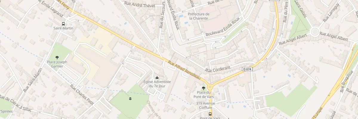 Plan du 55 Rue Corderant à Angoulême