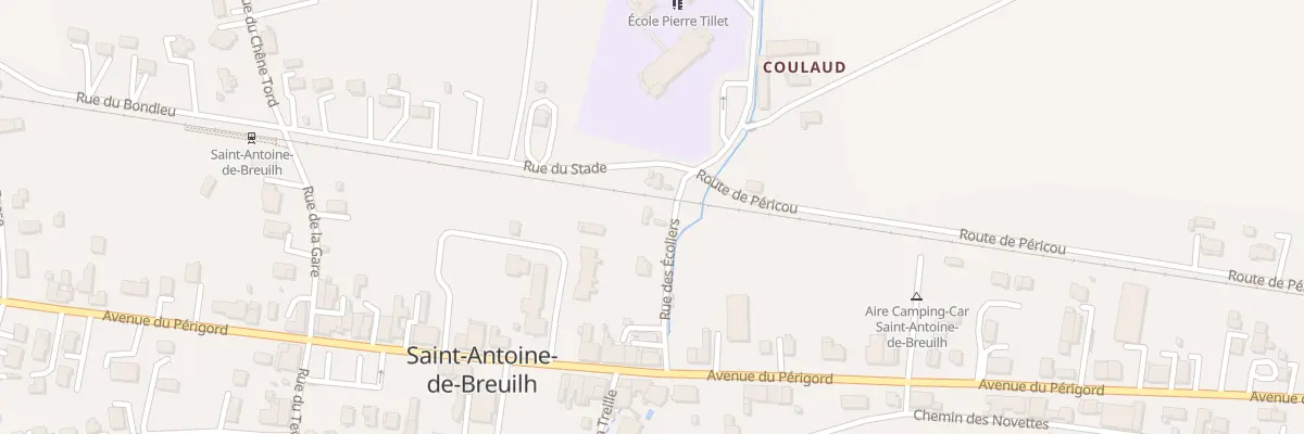 Plan du 366 Rue des Ecoliers à Saint-Antoine-de-Breuilh