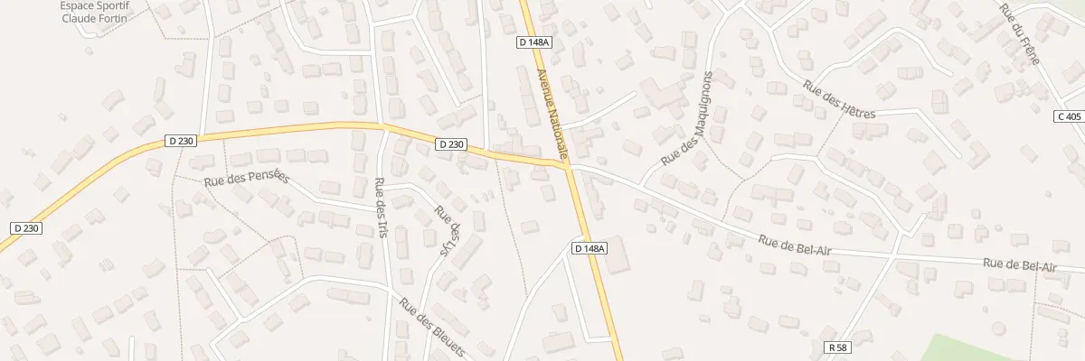 Plan du 1 Rue de la Gare à La Bazoge