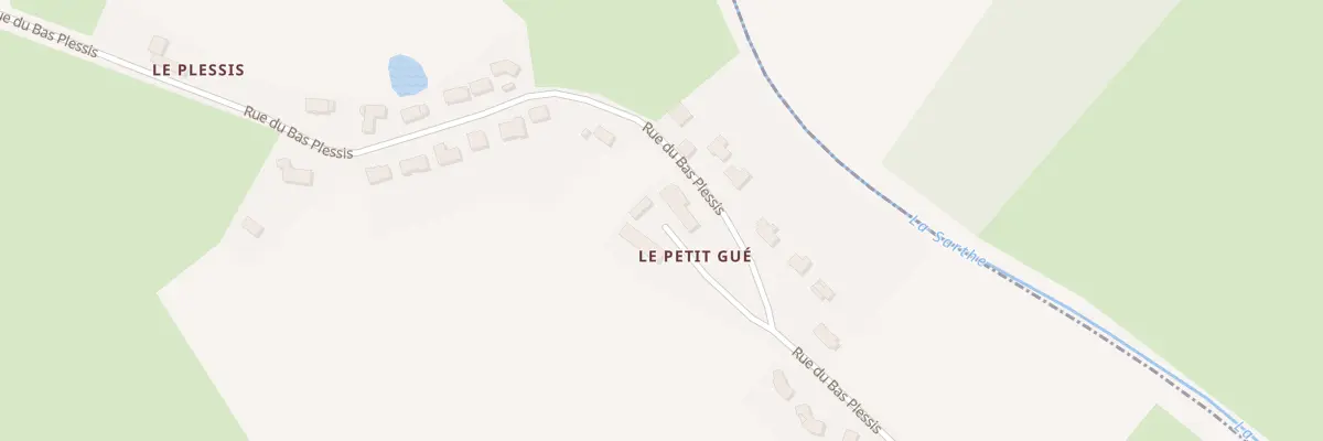 Plan du 45 Rue du Bas Plessis à Chenay