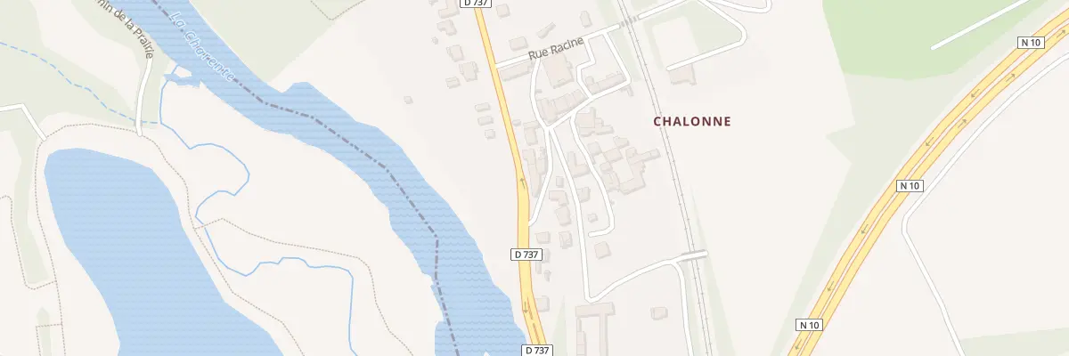 Plan du 424 Rte de Vars à Gond-Pontouvre