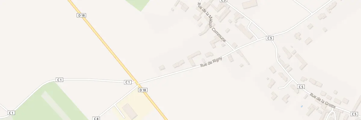 Plan du 13 Rue de Rigny à Amberre