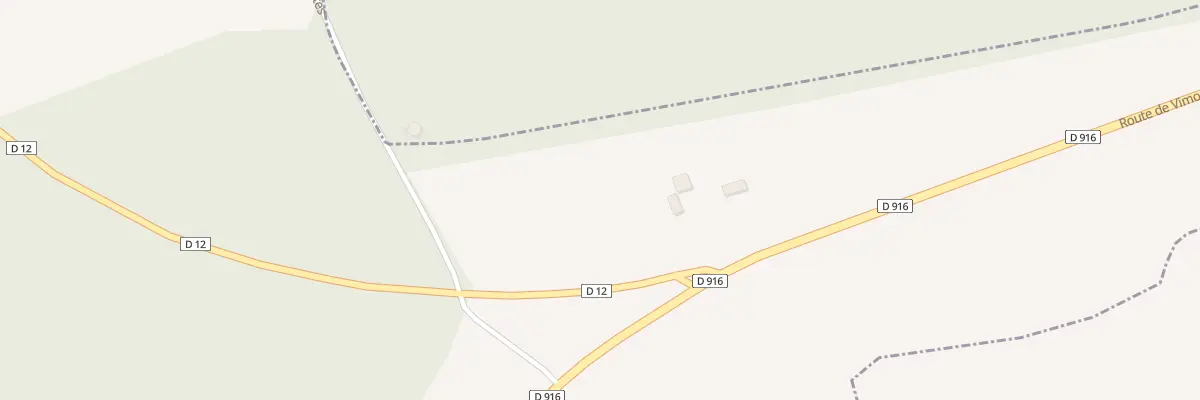 Plan du 2 Rte de Vimoutiers à Crouttes