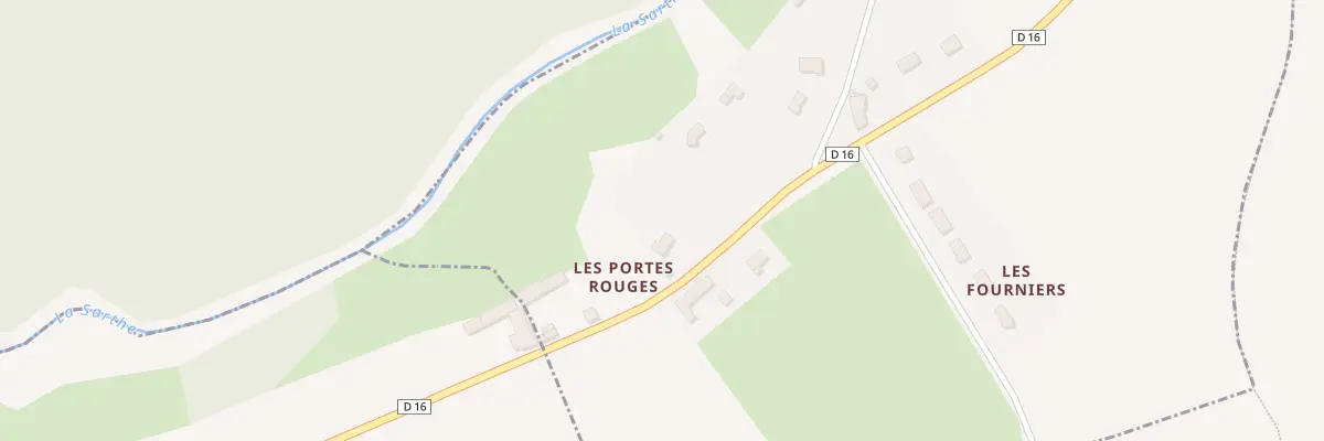 Plan du 5051 Les Portes Rouges à Chenay