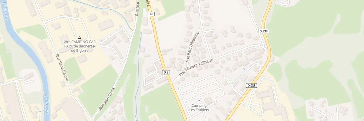 Plan du 3 Rue Paul Dejeanne à Bagnères-de-Bigorre