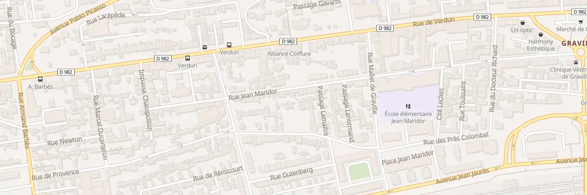 Plan du 24 Rue Jean Maridor au Havre