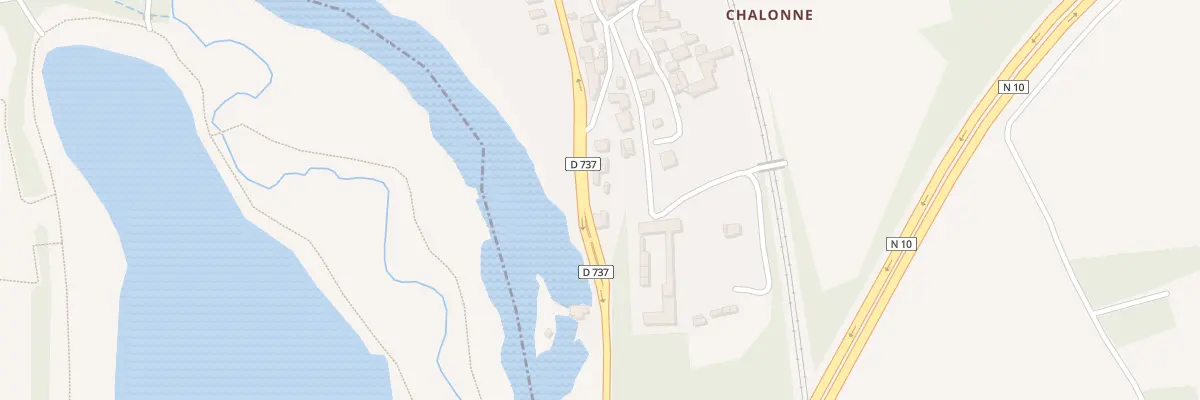 Plan du 394 Rte de Vars à Gond-Pontouvre