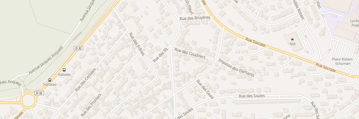 Plan du 200 Rue Pierre Loti au Havre