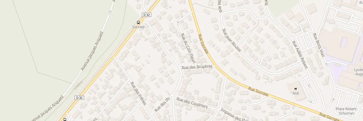 Plan du 218 Rue Pierre Loti au Havre